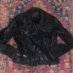 Blank NYC moto faux leather jacket